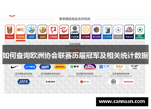 如何查询欧洲协会联赛历届冠军及相关统计数据